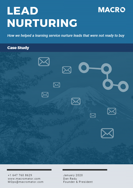Lead Nurturing at Macro